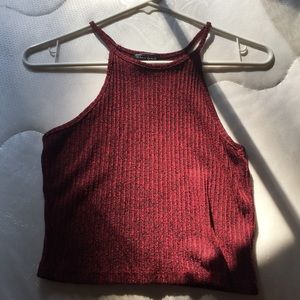high neck tank top
